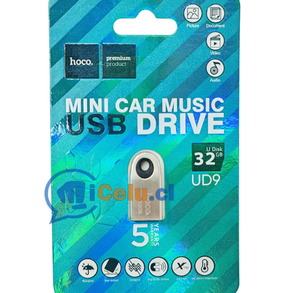 pendrive metalico 32GB hoco UD9